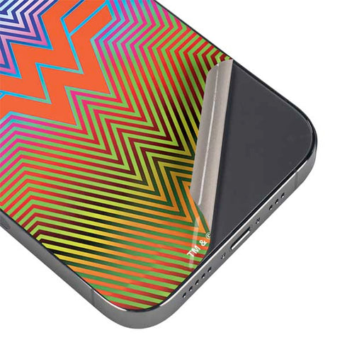 Wonder Woman 1984 (2020) Rainbow Chevron Logo iPhone 14 Pro Skin